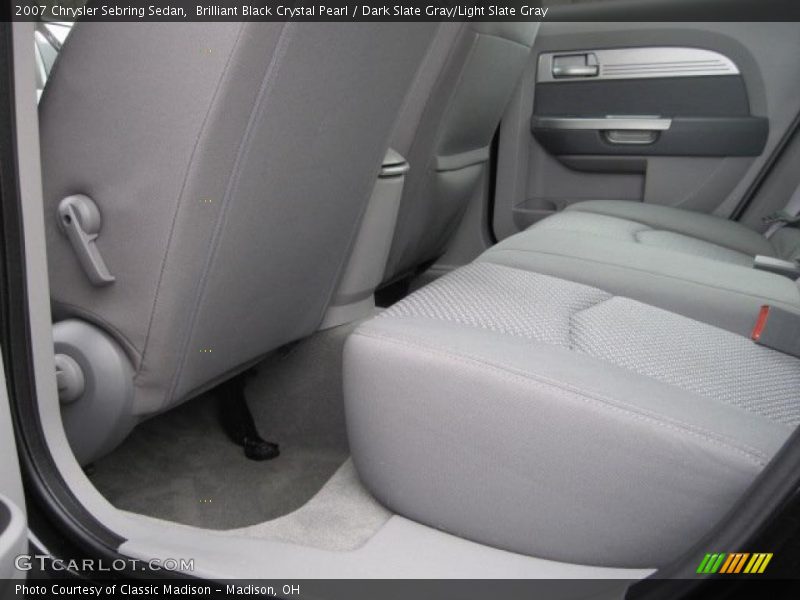 Brilliant Black Crystal Pearl / Dark Slate Gray/Light Slate Gray 2007 Chrysler Sebring Sedan