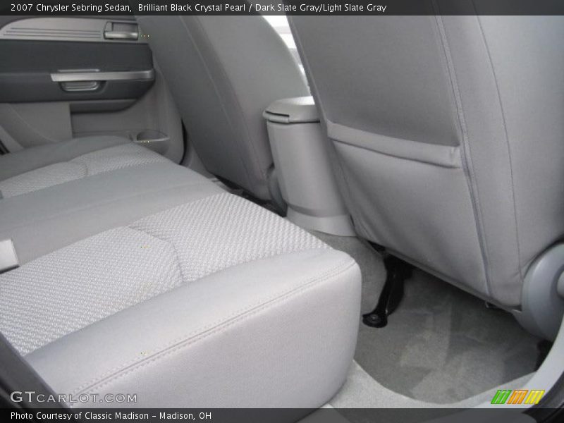 Brilliant Black Crystal Pearl / Dark Slate Gray/Light Slate Gray 2007 Chrysler Sebring Sedan
