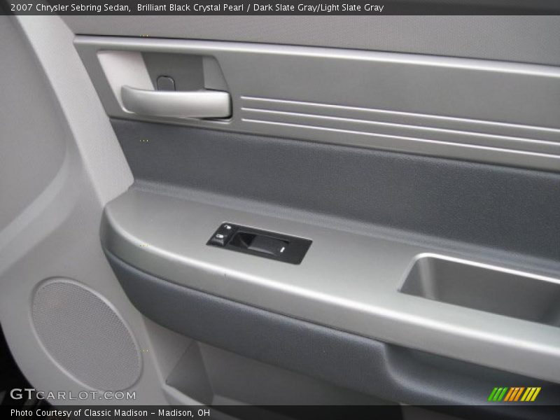 Brilliant Black Crystal Pearl / Dark Slate Gray/Light Slate Gray 2007 Chrysler Sebring Sedan