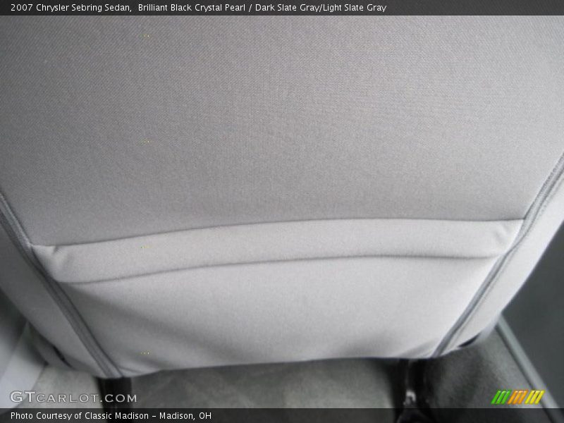 Brilliant Black Crystal Pearl / Dark Slate Gray/Light Slate Gray 2007 Chrysler Sebring Sedan