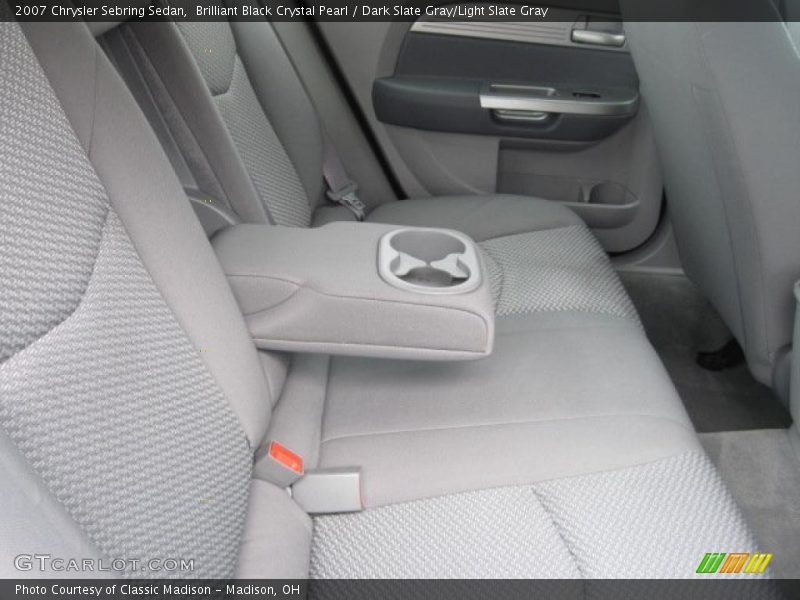 Brilliant Black Crystal Pearl / Dark Slate Gray/Light Slate Gray 2007 Chrysler Sebring Sedan