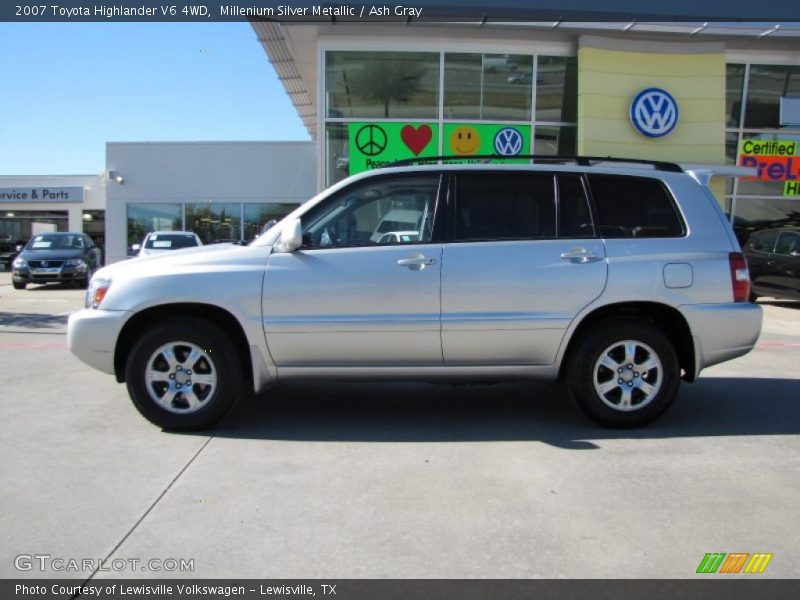Millenium Silver Metallic / Ash Gray 2007 Toyota Highlander V6 4WD