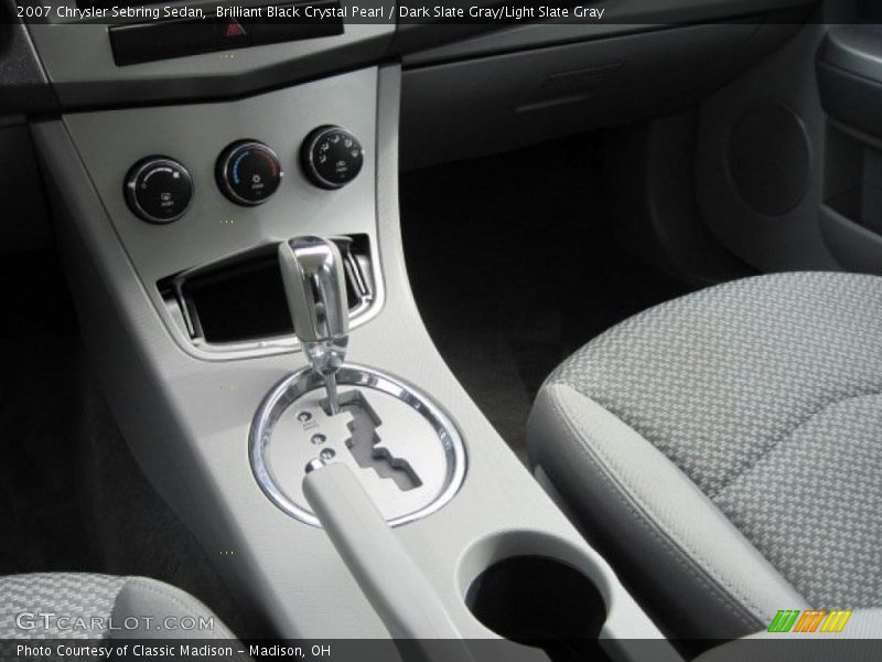 Brilliant Black Crystal Pearl / Dark Slate Gray/Light Slate Gray 2007 Chrysler Sebring Sedan