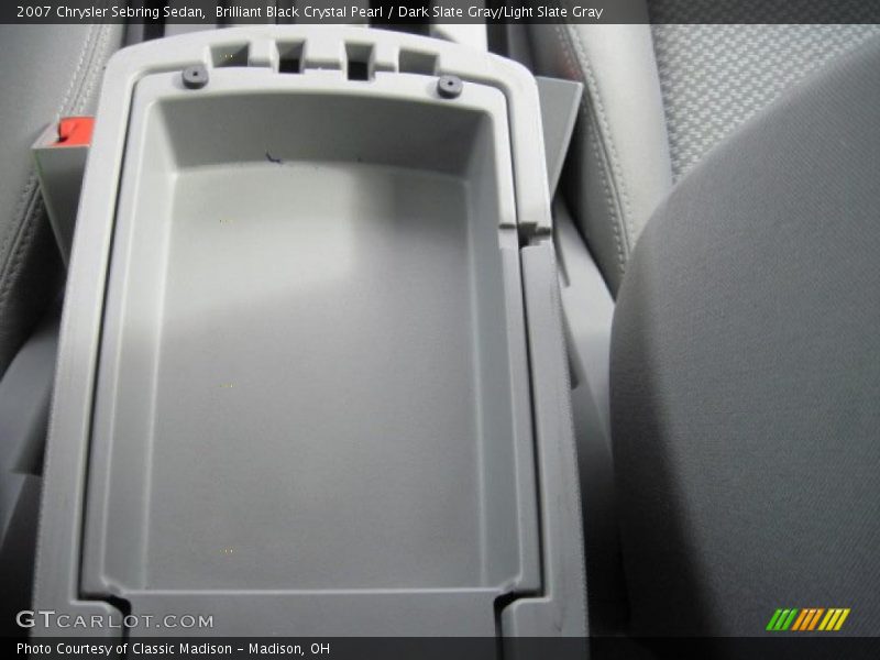 Brilliant Black Crystal Pearl / Dark Slate Gray/Light Slate Gray 2007 Chrysler Sebring Sedan