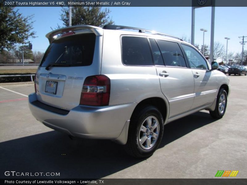 Millenium Silver Metallic / Ash Gray 2007 Toyota Highlander V6 4WD
