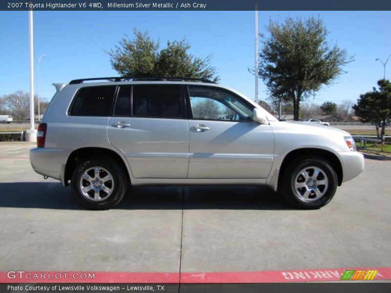 Millenium Silver Metallic / Ash Gray 2007 Toyota Highlander V6 4WD