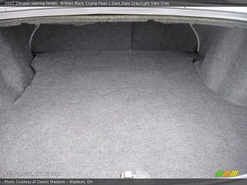 Brilliant Black Crystal Pearl / Dark Slate Gray/Light Slate Gray 2007 Chrysler Sebring Sedan