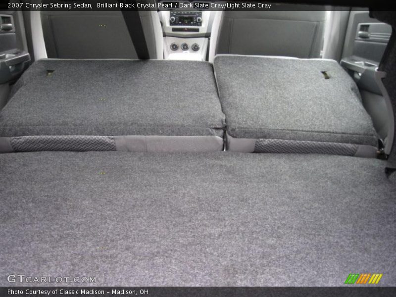 Brilliant Black Crystal Pearl / Dark Slate Gray/Light Slate Gray 2007 Chrysler Sebring Sedan