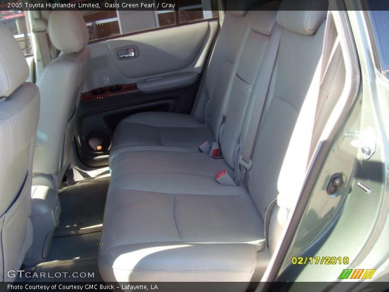 Oasis Green Pearl / Gray 2005 Toyota Highlander Limited