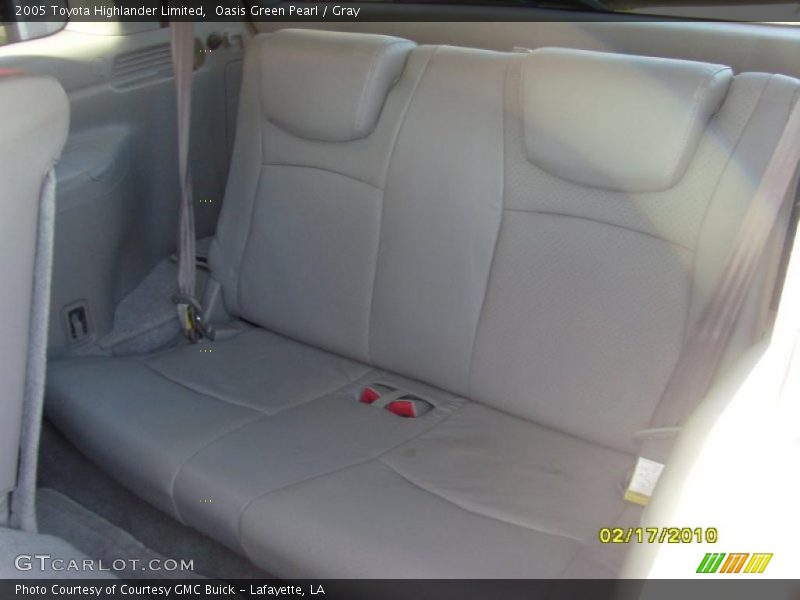 Oasis Green Pearl / Gray 2005 Toyota Highlander Limited