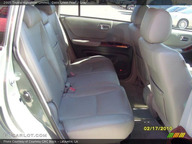 Oasis Green Pearl / Gray 2005 Toyota Highlander Limited