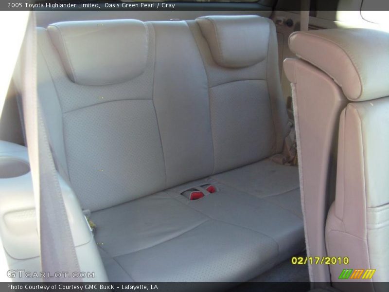 Oasis Green Pearl / Gray 2005 Toyota Highlander Limited