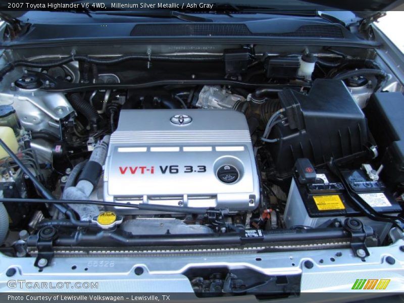 Millenium Silver Metallic / Ash Gray 2007 Toyota Highlander V6 4WD