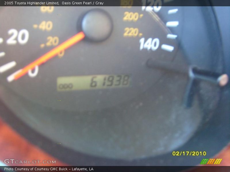 Oasis Green Pearl / Gray 2005 Toyota Highlander Limited