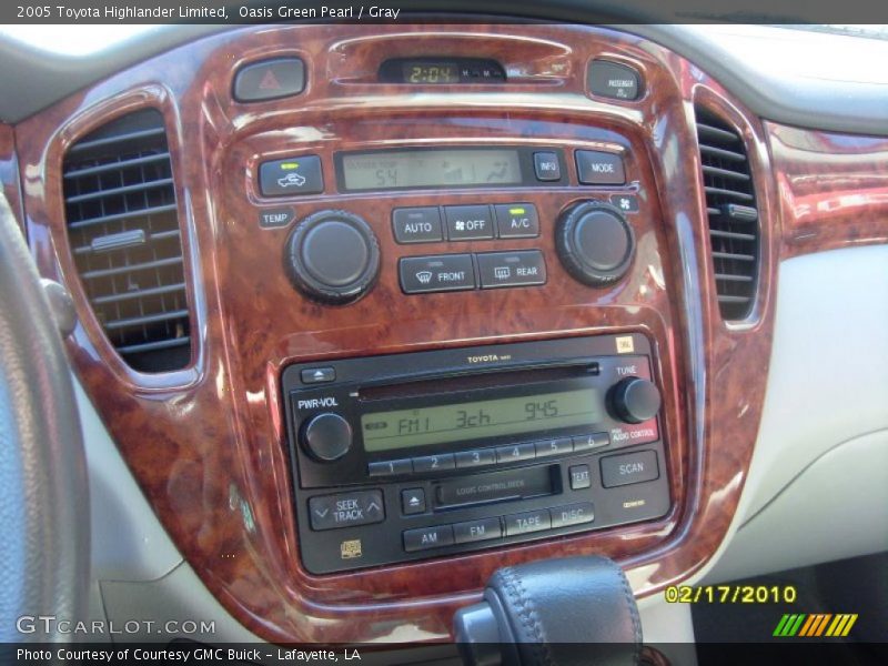 Oasis Green Pearl / Gray 2005 Toyota Highlander Limited