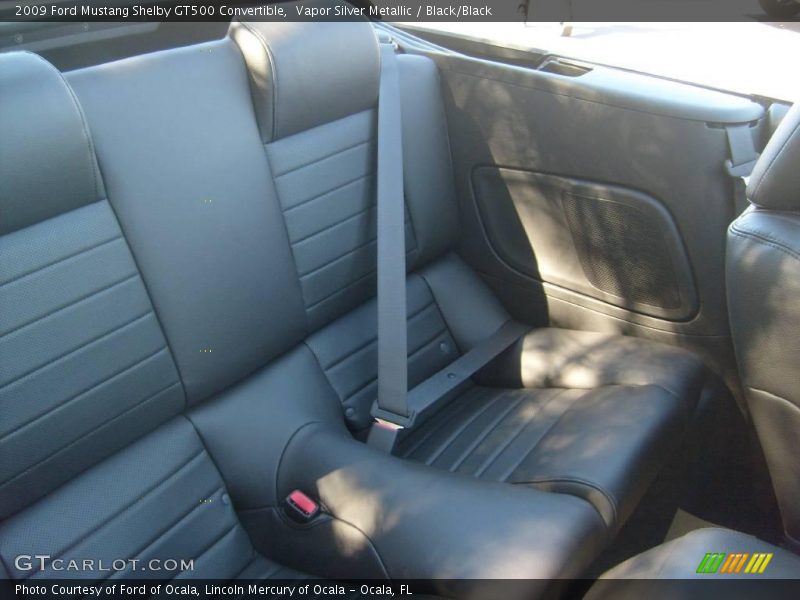 Vapor Silver Metallic / Black/Black 2009 Ford Mustang Shelby GT500 Convertible