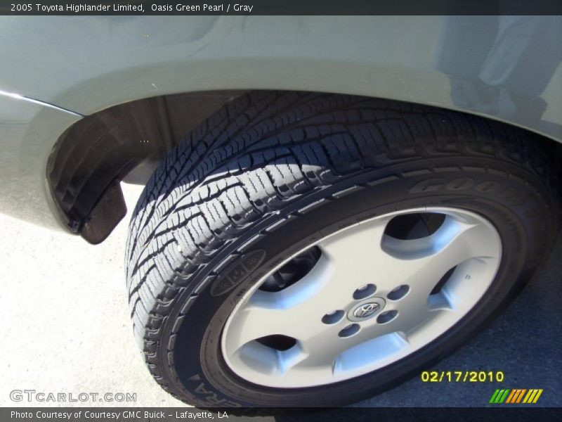 Oasis Green Pearl / Gray 2005 Toyota Highlander Limited