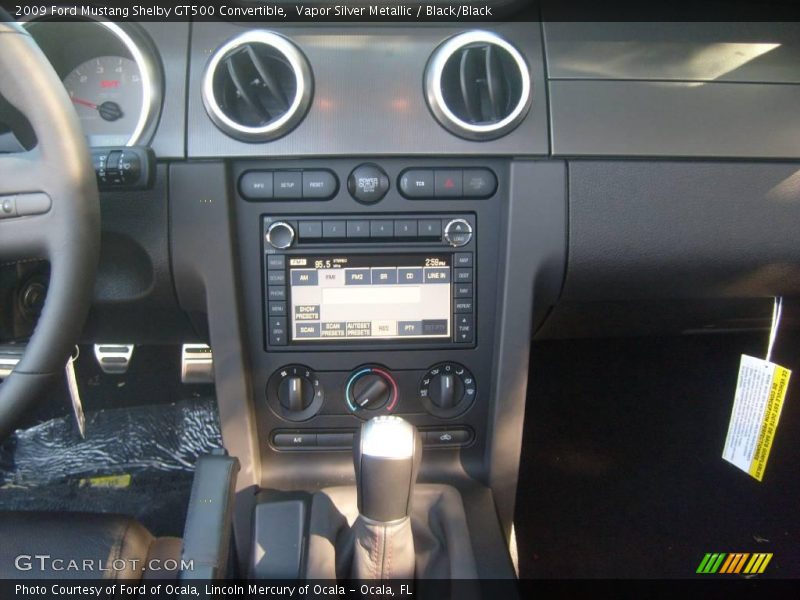 Controls of 2009 Mustang Shelby GT500 Convertible