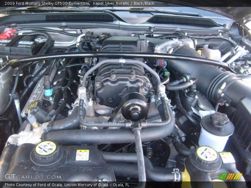  2009 Mustang Shelby GT500 Convertible Engine - 5.4 Liter Supercharged DOHC 32-Valve V8