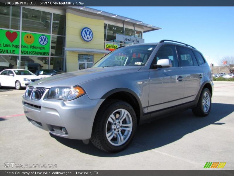 Silver Grey Metallic / Grey 2006 BMW X3 3.0i
