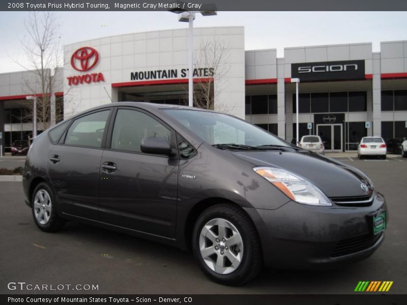 Magnetic Gray Metallic / Gray 2008 Toyota Prius Hybrid Touring