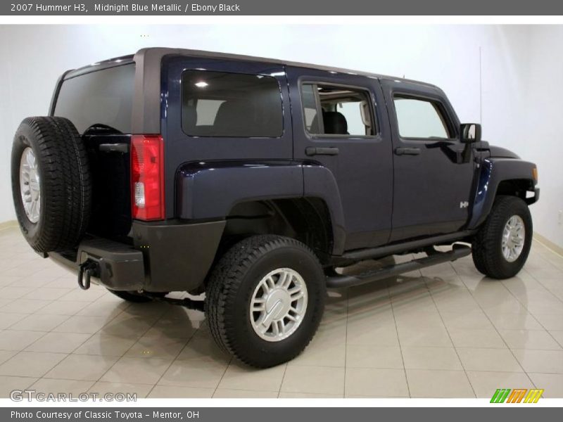 Midnight Blue Metallic / Ebony Black 2007 Hummer H3