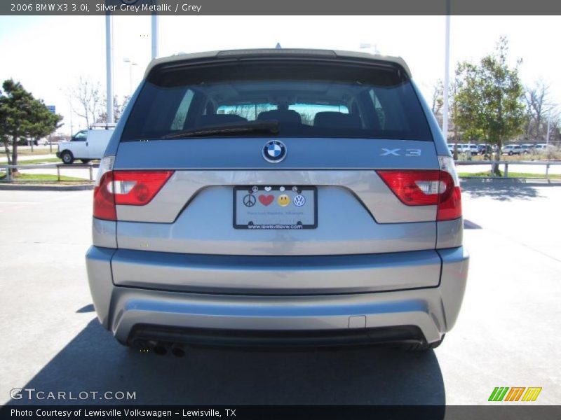 Silver Grey Metallic / Grey 2006 BMW X3 3.0i