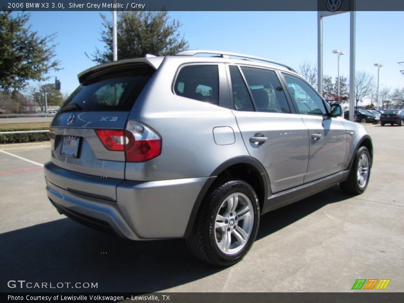 Silver Grey Metallic / Grey 2006 BMW X3 3.0i