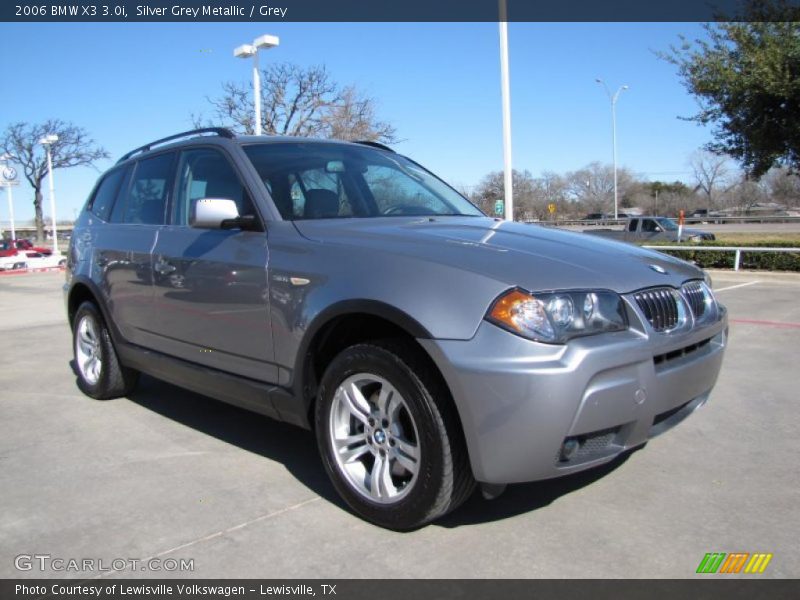 Silver Grey Metallic / Grey 2006 BMW X3 3.0i