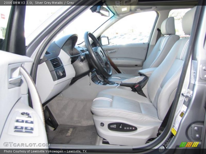 Silver Grey Metallic / Grey 2006 BMW X3 3.0i