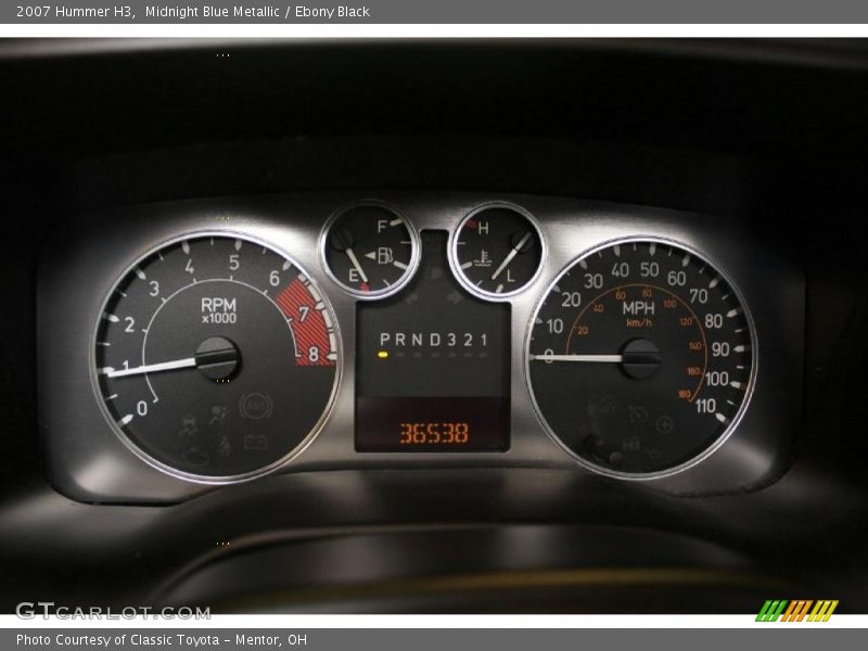 Midnight Blue Metallic / Ebony Black 2007 Hummer H3