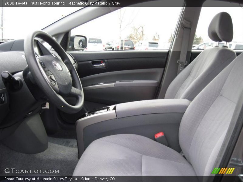 Magnetic Gray Metallic / Gray 2008 Toyota Prius Hybrid Touring
