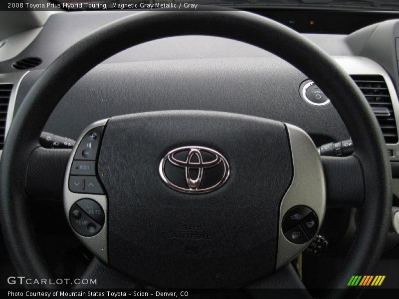 Magnetic Gray Metallic / Gray 2008 Toyota Prius Hybrid Touring