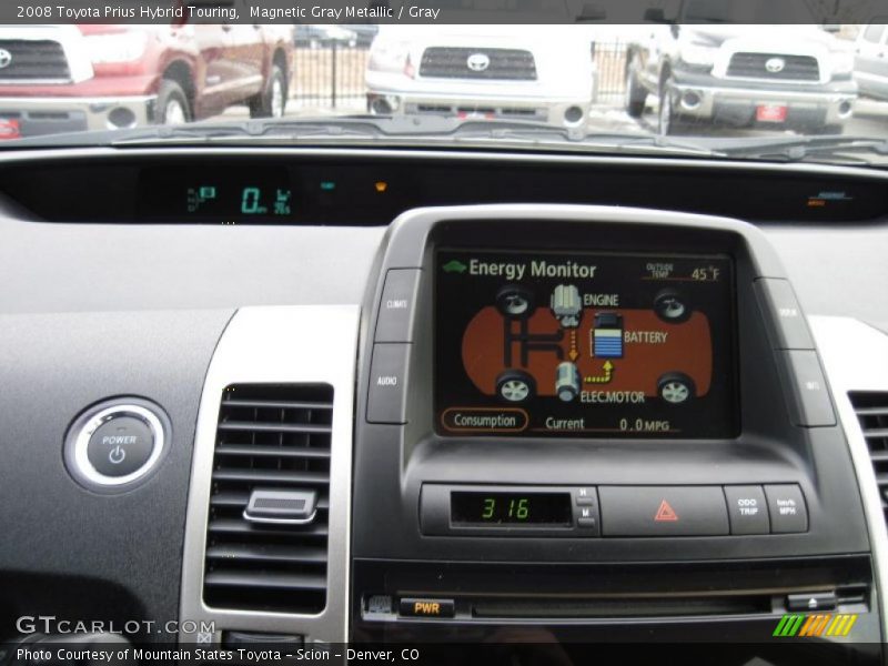 Magnetic Gray Metallic / Gray 2008 Toyota Prius Hybrid Touring