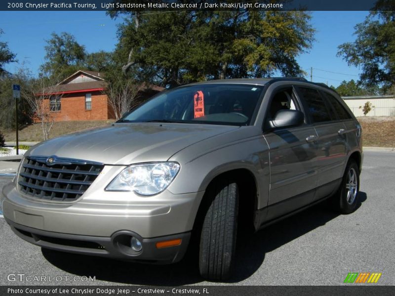 Light Sandstone Metallic Clearcoat / Dark Khaki/Light Graystone 2008 Chrysler Pacifica Touring