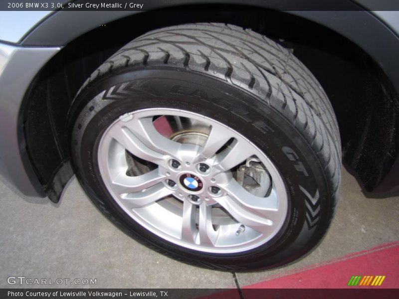 Silver Grey Metallic / Grey 2006 BMW X3 3.0i