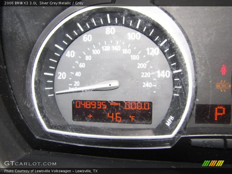 Silver Grey Metallic / Grey 2006 BMW X3 3.0i