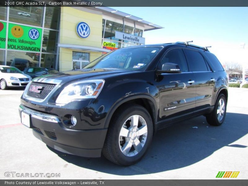 Carbon Black Metallic / Ebony 2008 GMC Acadia SLT