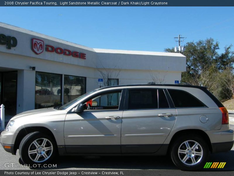 Light Sandstone Metallic Clearcoat / Dark Khaki/Light Graystone 2008 Chrysler Pacifica Touring