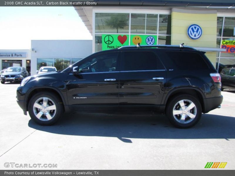 Carbon Black Metallic / Ebony 2008 GMC Acadia SLT