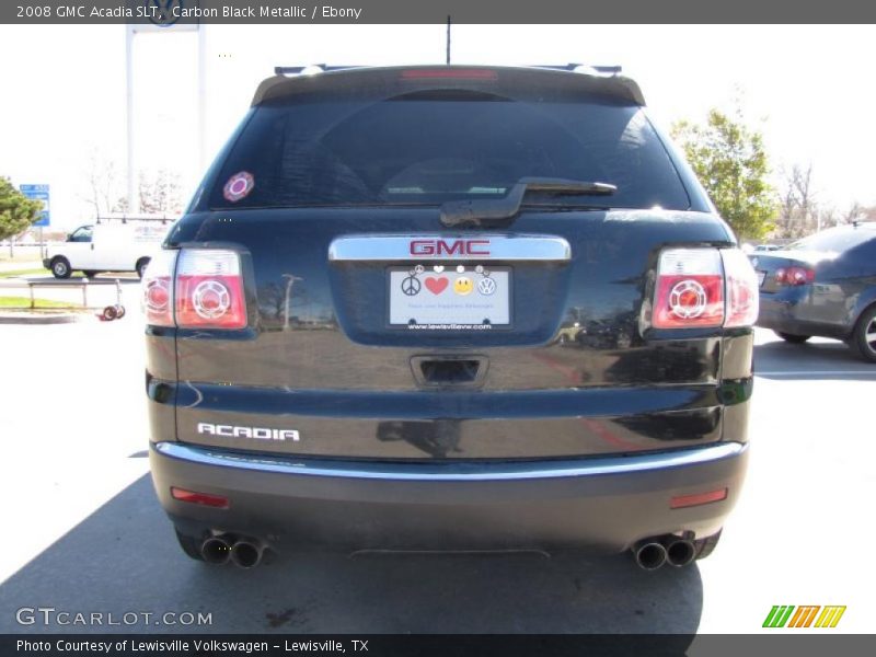 Carbon Black Metallic / Ebony 2008 GMC Acadia SLT