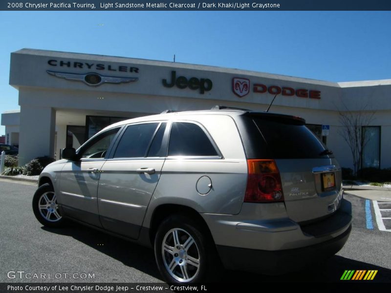 Light Sandstone Metallic Clearcoat / Dark Khaki/Light Graystone 2008 Chrysler Pacifica Touring
