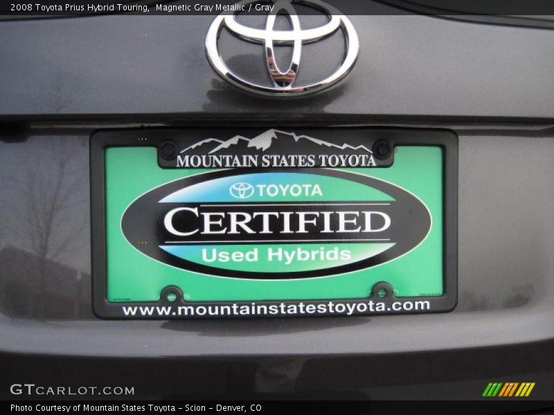 Magnetic Gray Metallic / Gray 2008 Toyota Prius Hybrid Touring