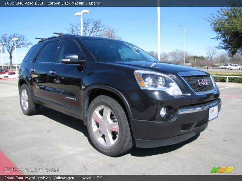 Carbon Black Metallic / Ebony 2008 GMC Acadia SLT