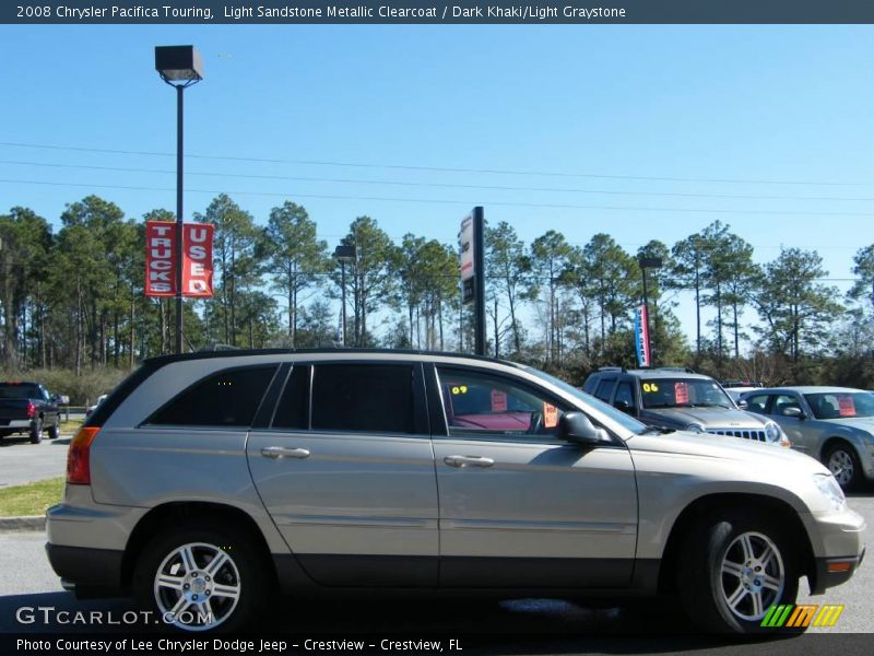Light Sandstone Metallic Clearcoat / Dark Khaki/Light Graystone 2008 Chrysler Pacifica Touring