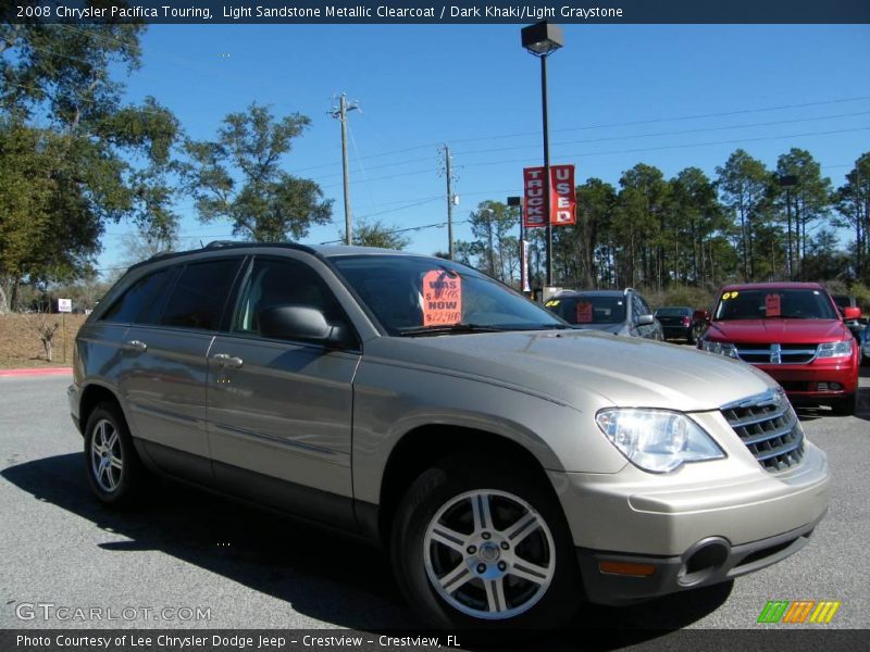 Light Sandstone Metallic Clearcoat / Dark Khaki/Light Graystone 2008 Chrysler Pacifica Touring