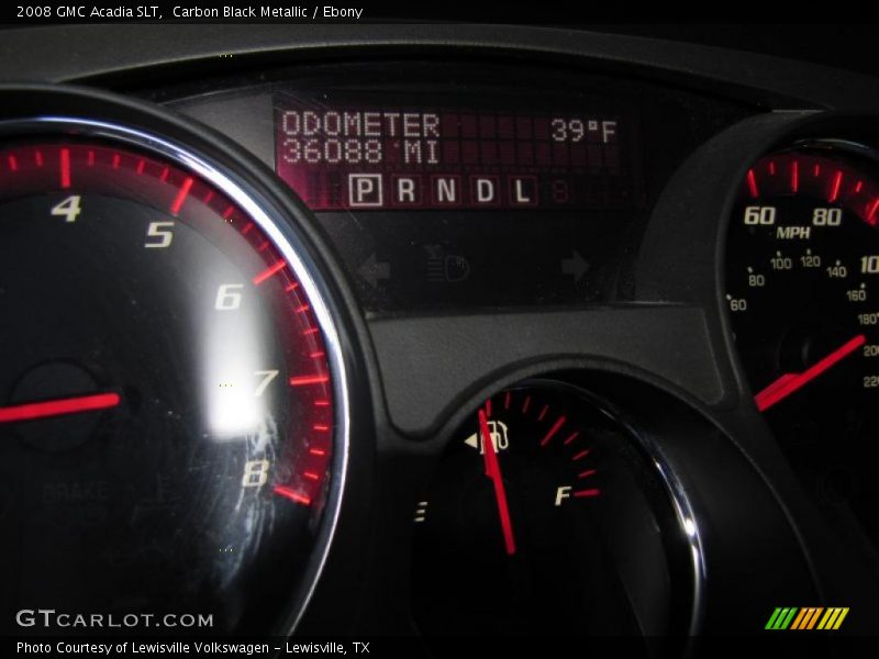 Carbon Black Metallic / Ebony 2008 GMC Acadia SLT
