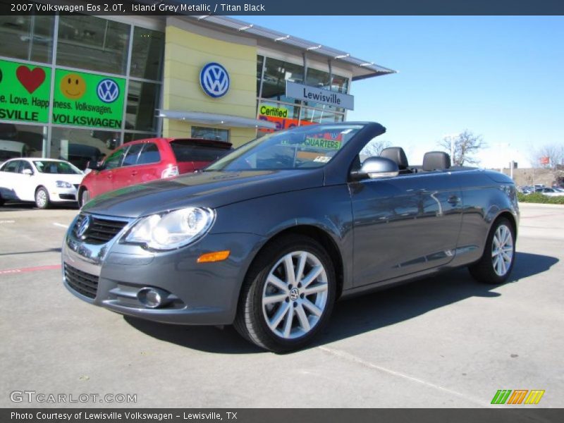 Island Grey Metallic / Titan Black 2007 Volkswagen Eos 2.0T