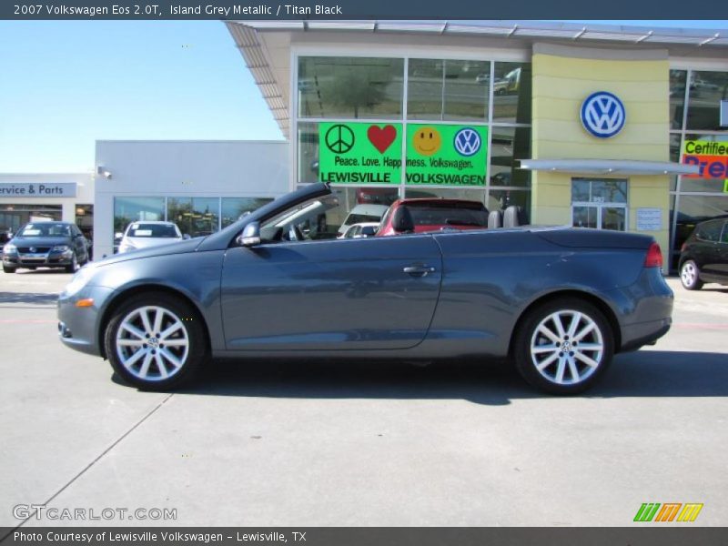 Island Grey Metallic / Titan Black 2007 Volkswagen Eos 2.0T