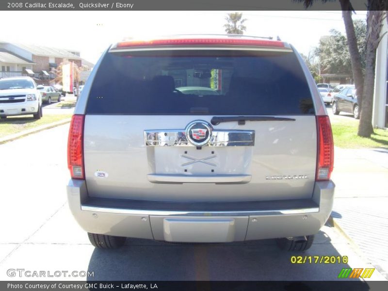 Quicksilver / Ebony 2008 Cadillac Escalade